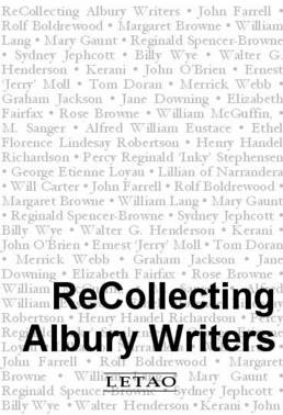 Front Cover of ReCollecting Albury Writers