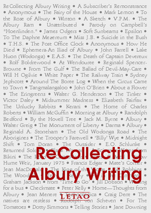 Front Cover of ReCollecting Albury Writing